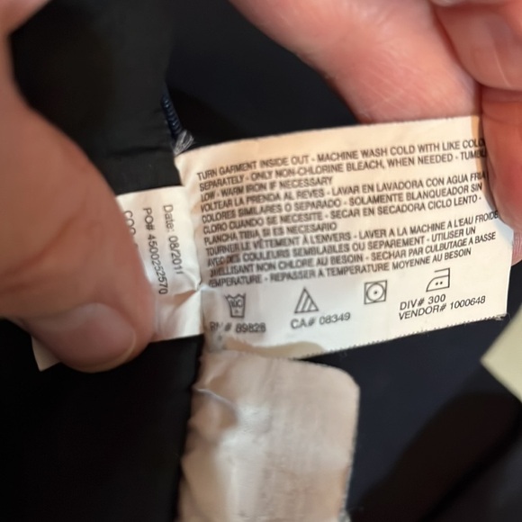 Gloria Vanderbilt Charlene Stretchy Waist Navy Blue Pants Size 10 Pockets - Picture 6 of 7